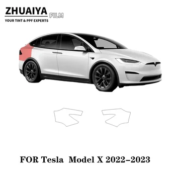 Для Tesla Model X Защитная пленка для заднего Крыла PPF 8mil 2022 2023 2024 пленка для кузова автомобиля