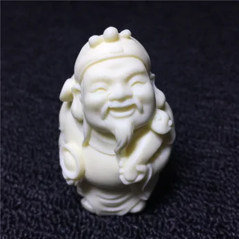 Статуя Бога богатства Жуйи в китайском стиле, счастливые маленькие украшения, скульптура ручной работы, статуэтки для дома, гостиной, спальни